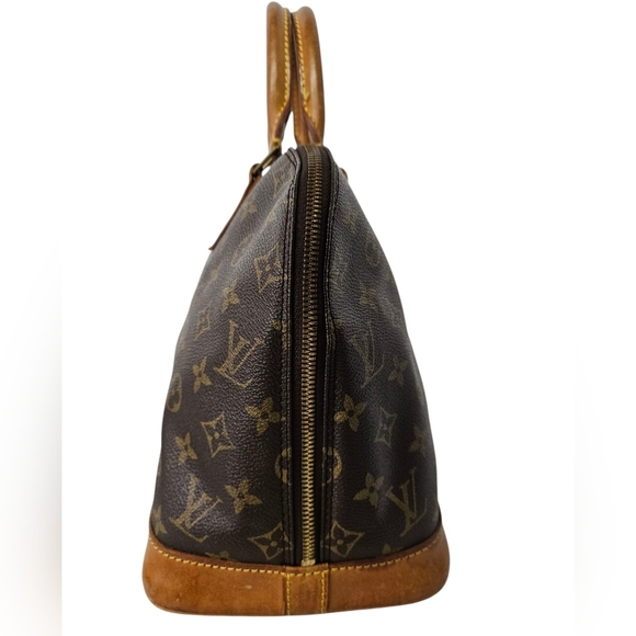 Louis Vuitton Alma PM Handbag in Monogram Canvas and Leather in Brown - Picture 5 of 15